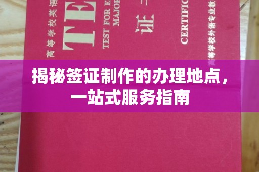 塔什库尔干塔吉克揭秘签证制作的办理地点，一站式服务指南