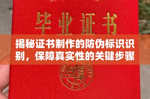 塔什库尔干塔吉克揭秘证书制作的防伪标识识别，保障真实性的关键步骤