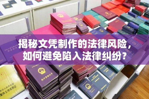 塔什库尔干塔吉克揭秘文凭制作的法律风险，如何避免陷入法律纠纷？