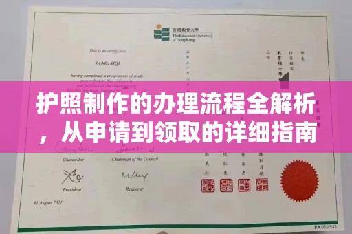 塔什库尔干塔吉克护照制作的办理流程全解析，从申请到领取的详细指南