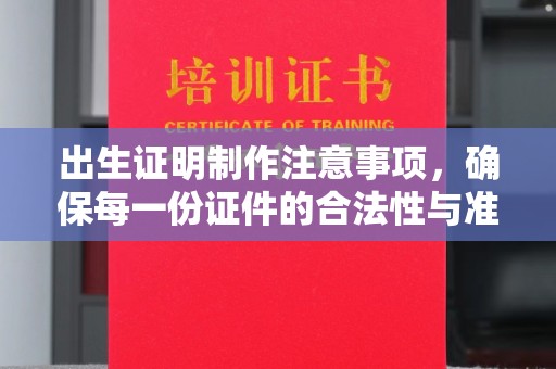 塔什库尔干塔吉克出生证明制作注意事项，确保每一份证件的合法性与准确性