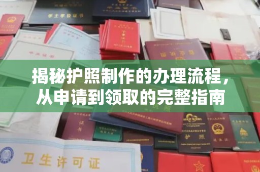 塔什库尔干塔吉克揭秘护照制作的办理流程，从申请到领取的完整指南