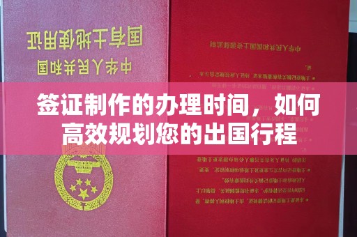 塔什库尔干塔吉克签证制作的办理时间，如何高效规划您的出国行程